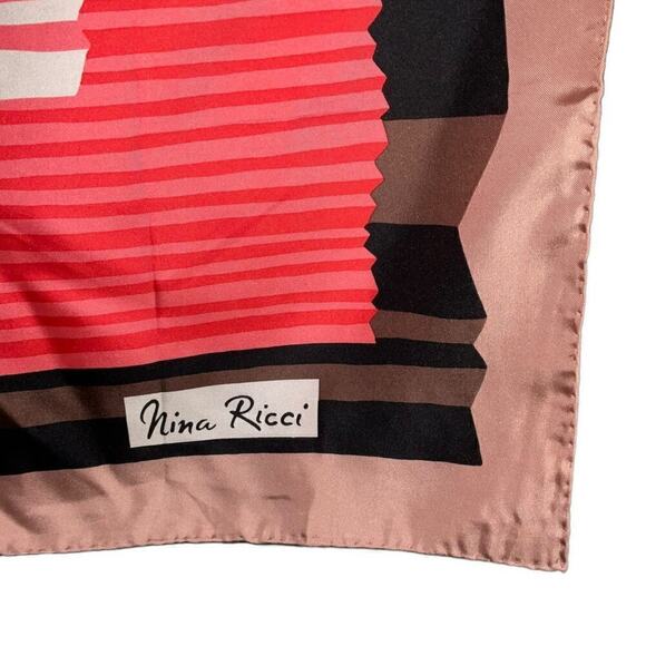 Vintage Nina Ricci 100% Silk Square Scarf - Picture 10 of 16